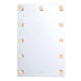 Golden - 8195-24M WHT-C - LED Mirror - Starlight - Matte White