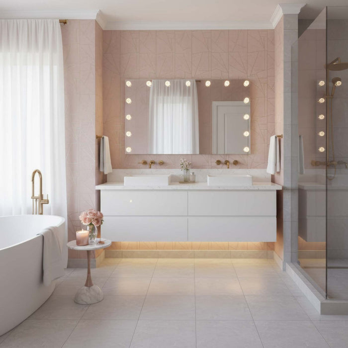 Golden - 8195-48M WHT-B - LED Mirror - Starlight - Matte White