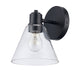 Trans Globe Imports - 22591 BK-CL - One Light Vanity - Black