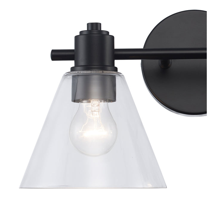 Trans Globe Imports - 22592 BK-CL - Two Light Vanity - Black