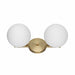 Trans Globe Imports - 22752 AG - Two Light Vanity - Antique Gold