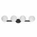 Trans Globe Imports - 22754 BK - Four Light Vanity - Black