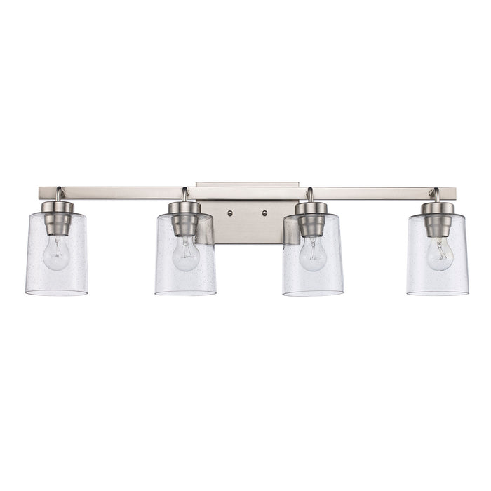 Trans Globe Imports - 22784 BN - Four Light Bath - Brushed Nickel