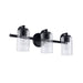 Trans Globe Imports - 22793 BK - Three Light Vanity - Black