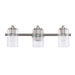 Trans Globe Imports - 22793 BN - Three Light Vanity - Brushed Nickel