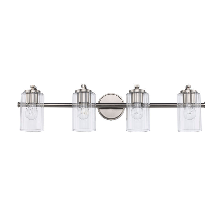 Trans Globe Imports - 22794 BN - Four Light Vanity - Brushed Nickel