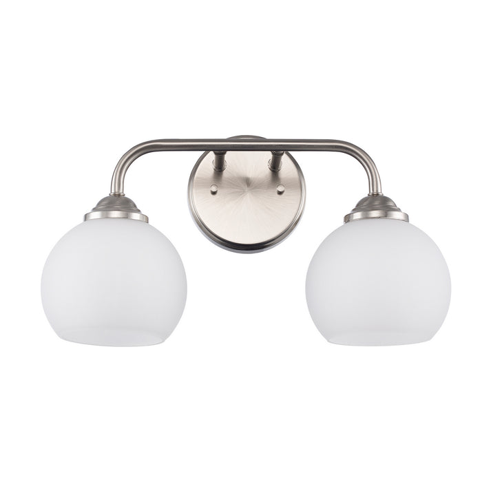 Trans Globe Imports - 22802 BN - Two Light Vanity - Brushed Nickel