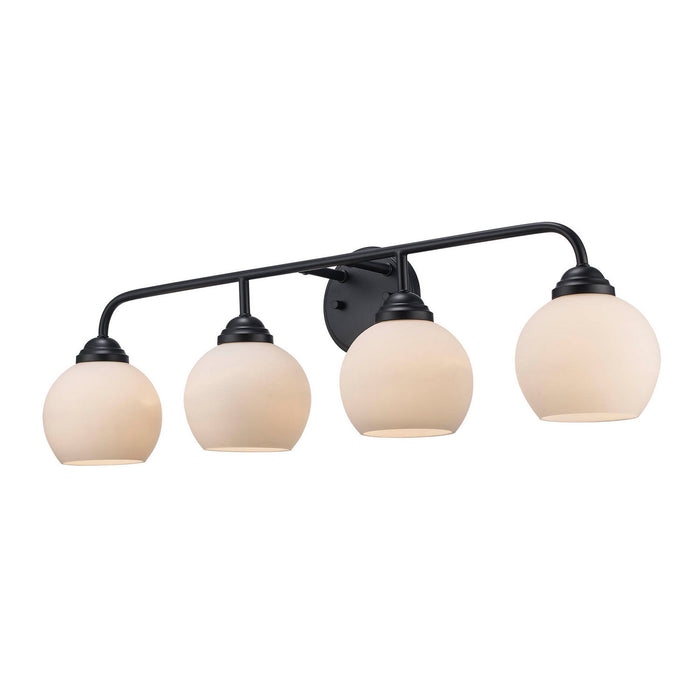 Trans Globe Imports - 22804 BK - Four Light Vanity - Black