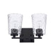Trans Globe Imports - 71972 BK - Two Light Vanity - Black