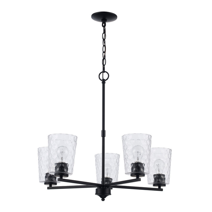 Trans Globe Imports - 71975 BK - Five Light Pendant - Black
