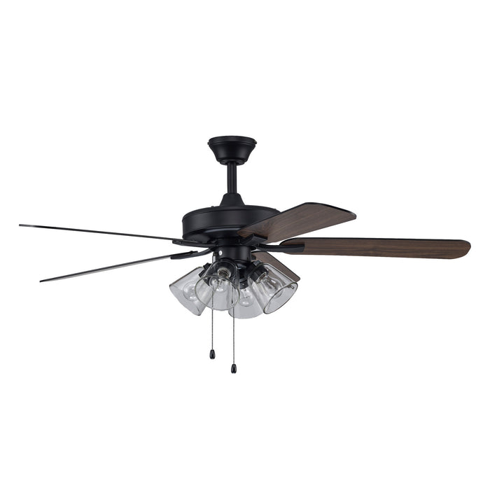 Trans Globe Imports - F-1051 BK-CL - 52" Ceiling Fan - Black