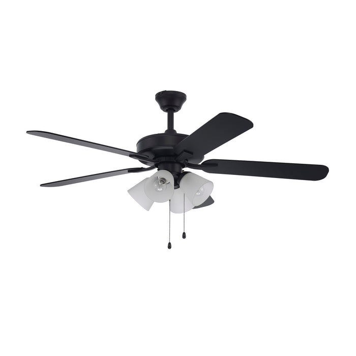 Trans Globe Imports - F-1051 BK-FR - 52" Ceiling Fan - Black