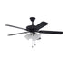 Trans Globe Imports - F-1051 BK-FR - 52" Ceiling Fan - Black