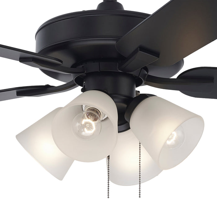 Trans Globe Imports - F-1051 BK-FR - 52" Ceiling Fan - Black