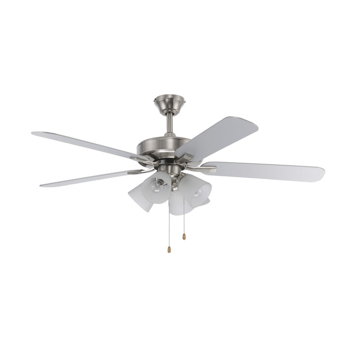 Trans Globe Imports - F-1051 BN-FR - 52" Ceiling Fan - Brushed Nickel