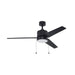 Trans Globe Imports - F-1053 BK - 52" Ceiling Fan - Black