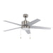 Trans Globe Imports - F-1055 BN - 52" Ceiling Fan - Brushed Nickel