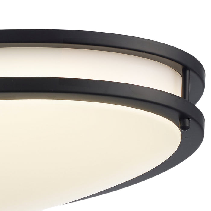Trans Globe Imports - LED-16324 BK - LED Flush Mount - Black