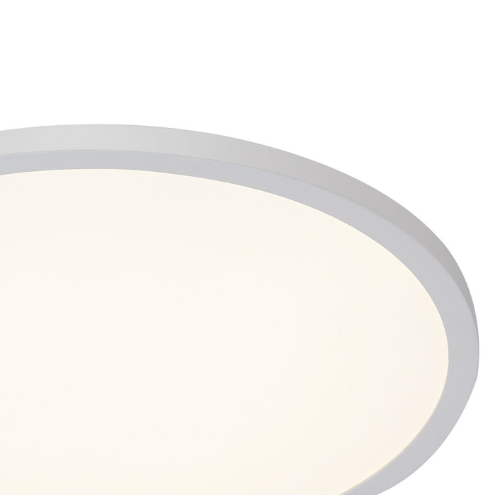 Trans Globe Imports - LED-50098 WH - LED Disk - White