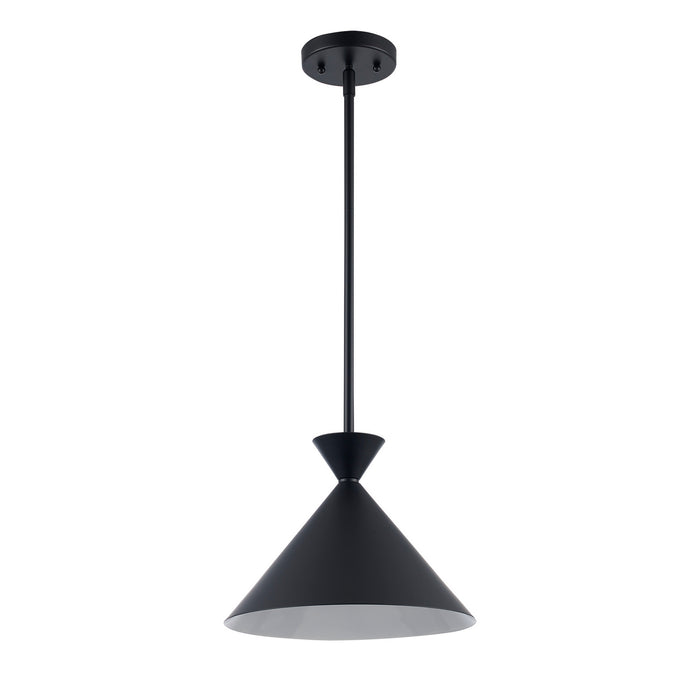 Trans Globe Imports - PND-2306 BK - One Light Pendant - Black