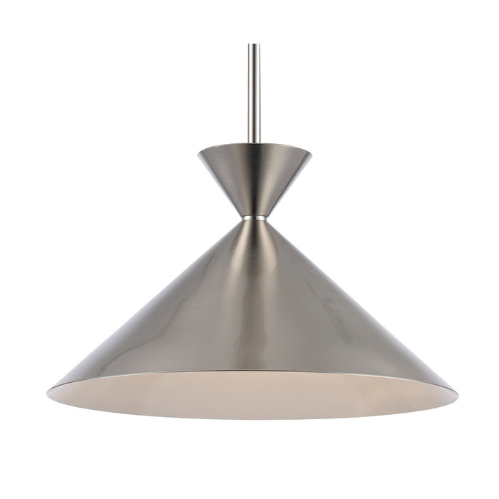Trans Globe Imports - PND-2307 BN - One Light Pendant - Brushed Nickel