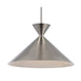 Trans Globe Imports - PND-2307 BN - One Light Pendant - Brushed Nickel