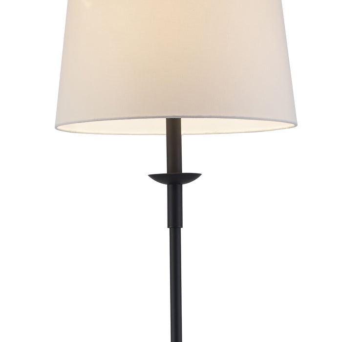 Trans Globe Imports - RTL-9210 BK - One Light Floor Lamp - Black