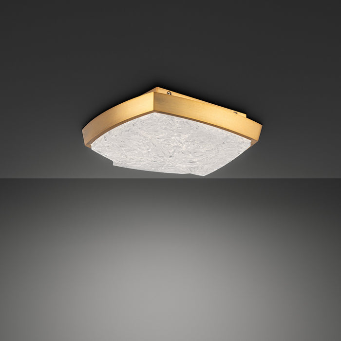 Modern Forms - FM238611-AB - LED Flush Mount - Kenji - Aged Brass