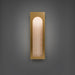 Modern Forms - WS246624-WV/AB - LED Wall Sconce - Cadey - Beige Travertine/Aged Brass