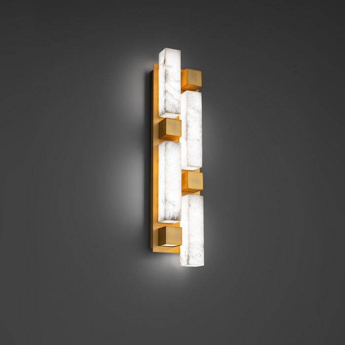 Modern Forms - WS268625-AB - LED Wall Sconce - Voxxel - Aged Brass