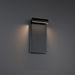 Modern Forms - WSW206616-GT/BK - LED Outdoor Wall Sconce - Takonic - Granite Stone/Black