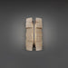 Modern Forms - WSW210616-WV/BK - LED Outdoor Wall Sconce - Formation - Beige Travertine/Black
