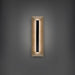 Modern Forms - WSW218620-WV/BK - LED Outdoor Wall Sconce - Bell Tower - Beige Travertine/Black