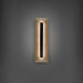 Modern Forms - WSW218620-WV/BK - LED Outdoor Wall Sconce - Bell Tower - Beige Travertine/Black