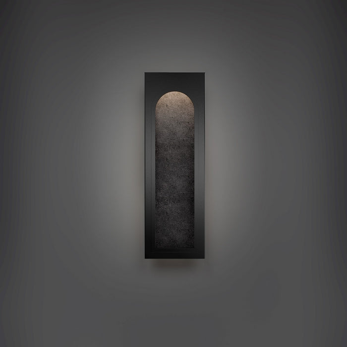 Modern Forms - WSW246619-BV/BK - LED Outdoor Wall Sconce - Cadey - Basalt Stone/Black
