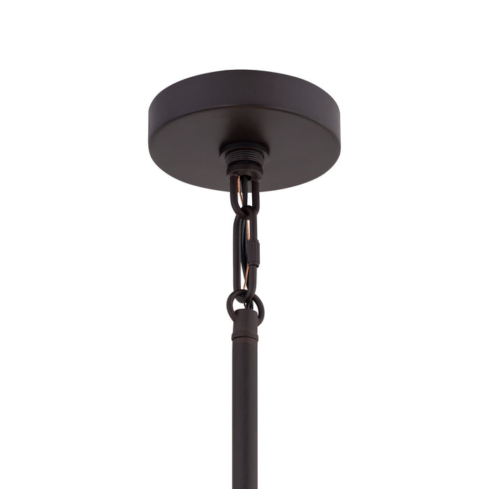 Minka-Lavery - 12455-860 - Six Light Pendant - Esbelta - Dark Bronze