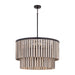 Minka-Lavery - 12455-860 - Six Light Pendant - Esbelta - Dark Bronze
