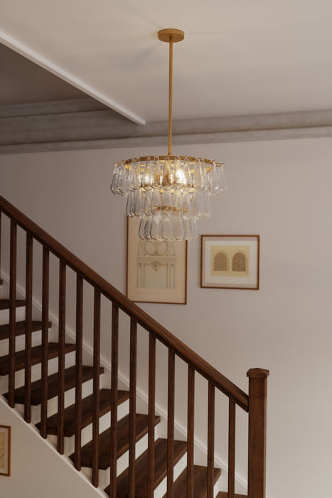 Minka-Lavery - 12654-732 - Five Light Semi-Flush Mount - Vionne - Legacy Brass