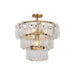 Minka-Lavery - 12654-732 - Five Light Semi-Flush Mount - Vionne - Legacy Brass