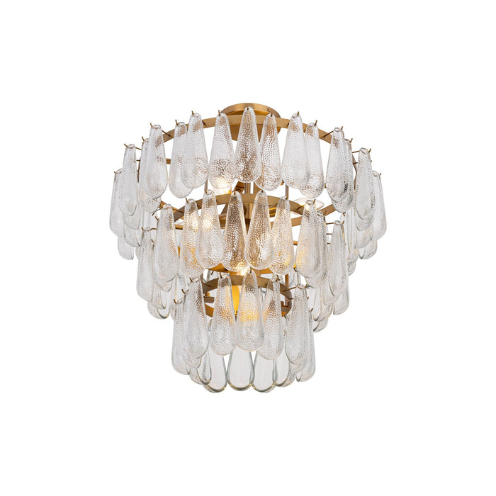 Minka-Lavery - 12654-732 - Five Light Semi-Flush Mount - Vionne - Legacy Brass