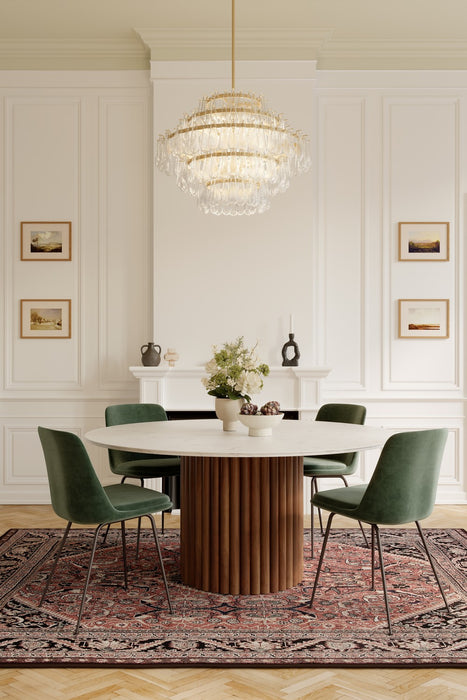 Minka-Lavery - 12655-732 - Eight Light Pendant - Vionne - Legacy Brass