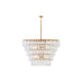 Minka-Lavery - 12656-732 - Eight Light Pendant - Vionne - Legacy Brass