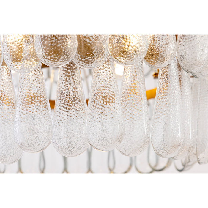 Minka-Lavery - 12656-732 - Eight Light Pendant - Vionne - Legacy Brass