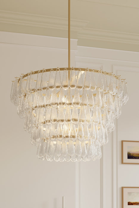 Minka-Lavery - 12656-732 - Eight Light Pendant - Vionne - Legacy Brass