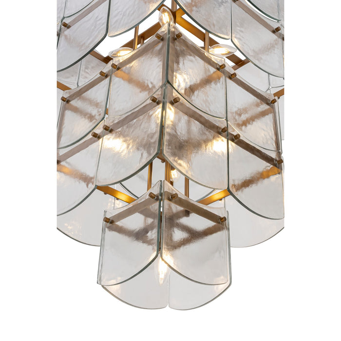 Minka-Lavery - 12759-732 - Nine Light Pendant - Kiori - Legacy Brass