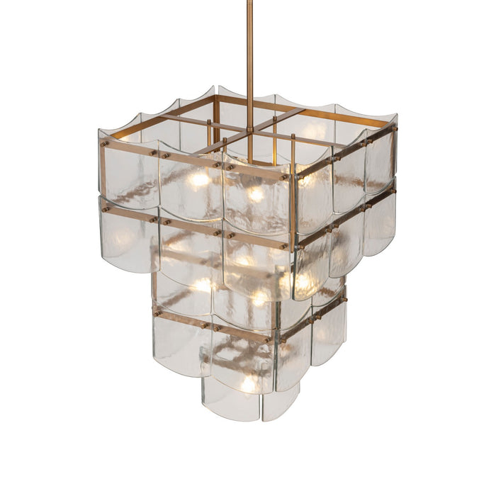 Minka-Lavery - 12759-732 - Nine Light Pendant - Kiori - Legacy Brass