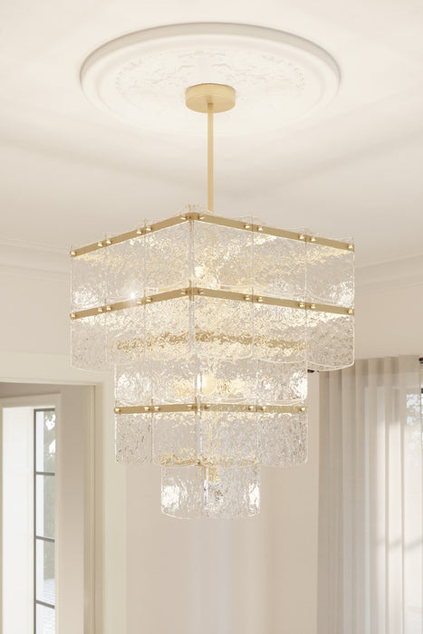 Minka-Lavery - 12759-732 - Nine Light Pendant - Kiori - Legacy Brass