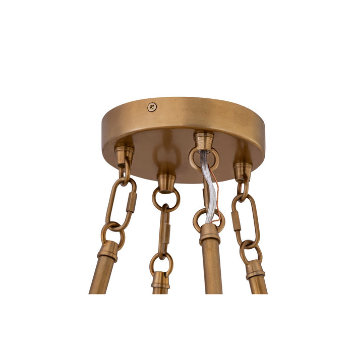 Minka-Lavery - 12854-732 - Four Light Pendant - Kintrel - Legacy Brass