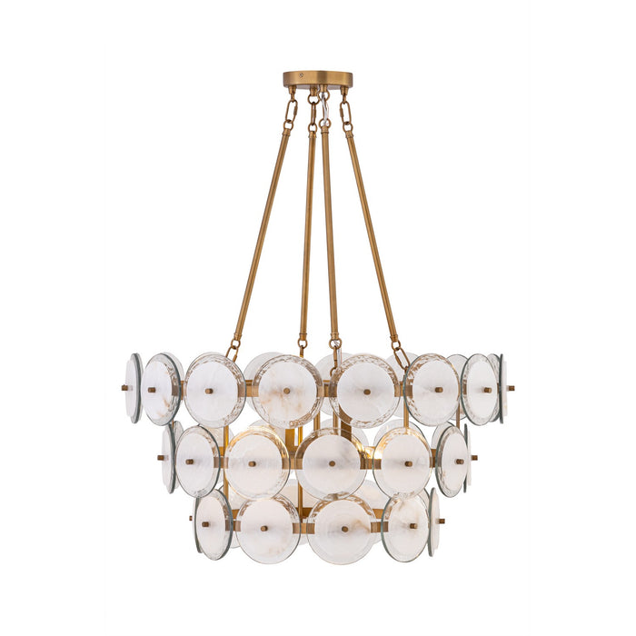 Minka-Lavery - 12854-732 - Four Light Pendant - Kintrel - Legacy Brass