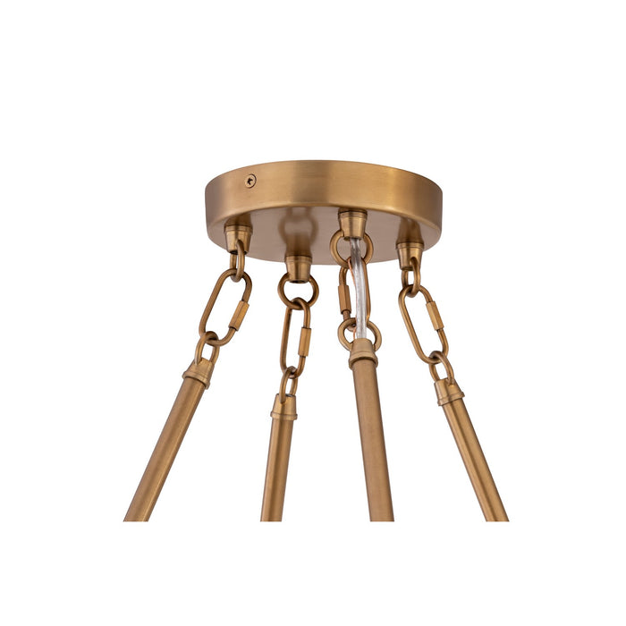 Minka-Lavery - 12855-732 - Four Light Pendant - Kintrel - Legacy Brass